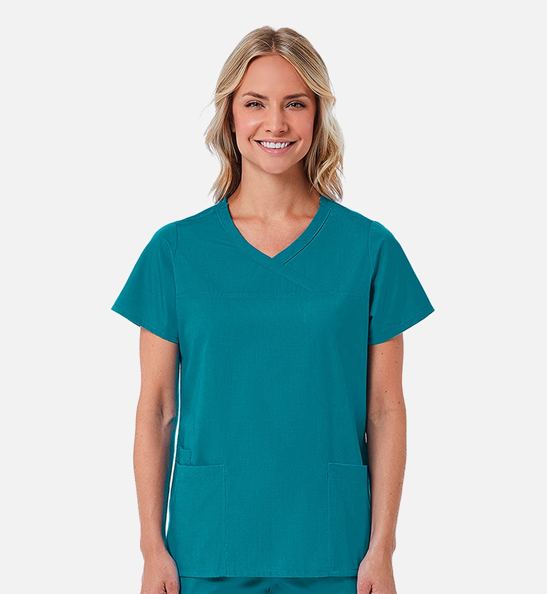 Redpanda 1726 Women's Mock Wrap Top Teal