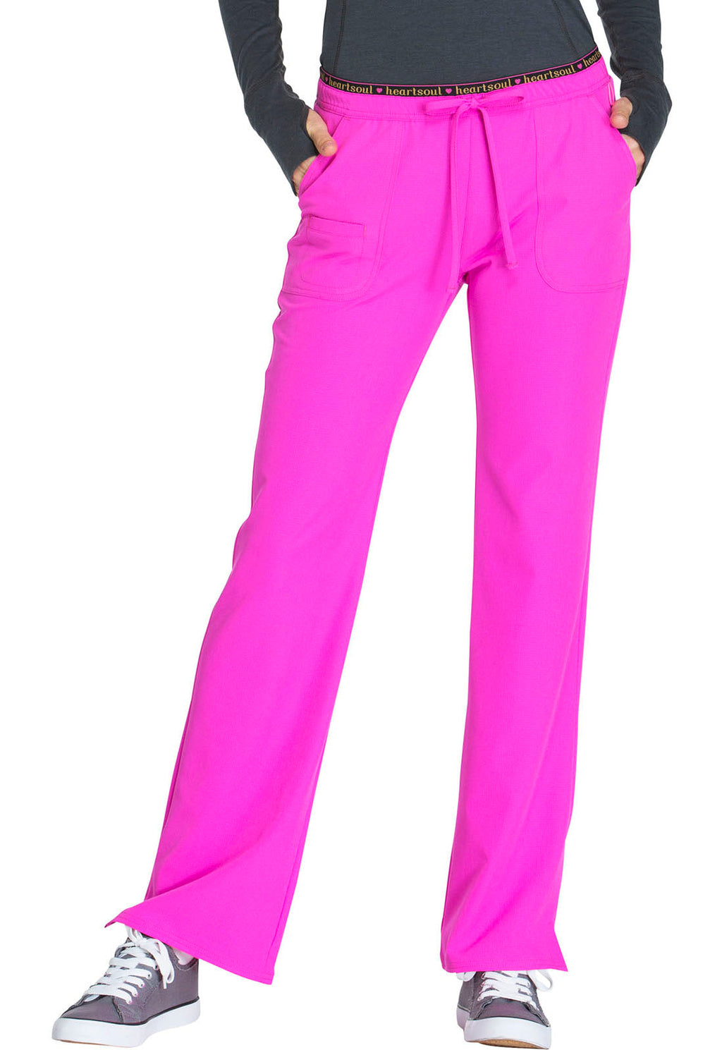 Break on Through 20110 Low Rise Drawstring Pants Glam Fuschia