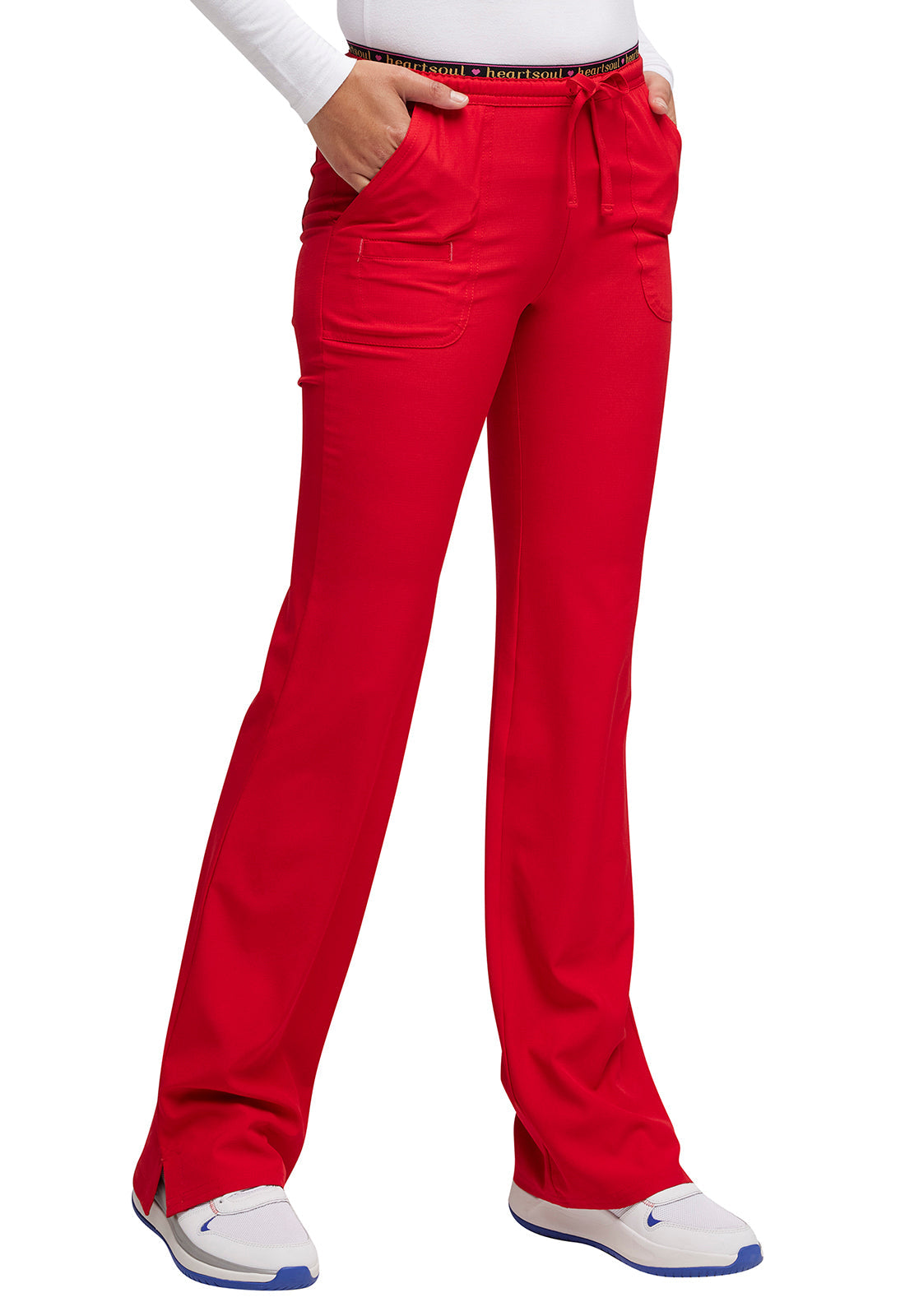 Break on Through 20110 Low Rise Drawstring Pants Red