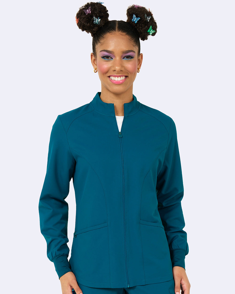 Studio 2056 Comfort Warm Up Jacket Caribbean