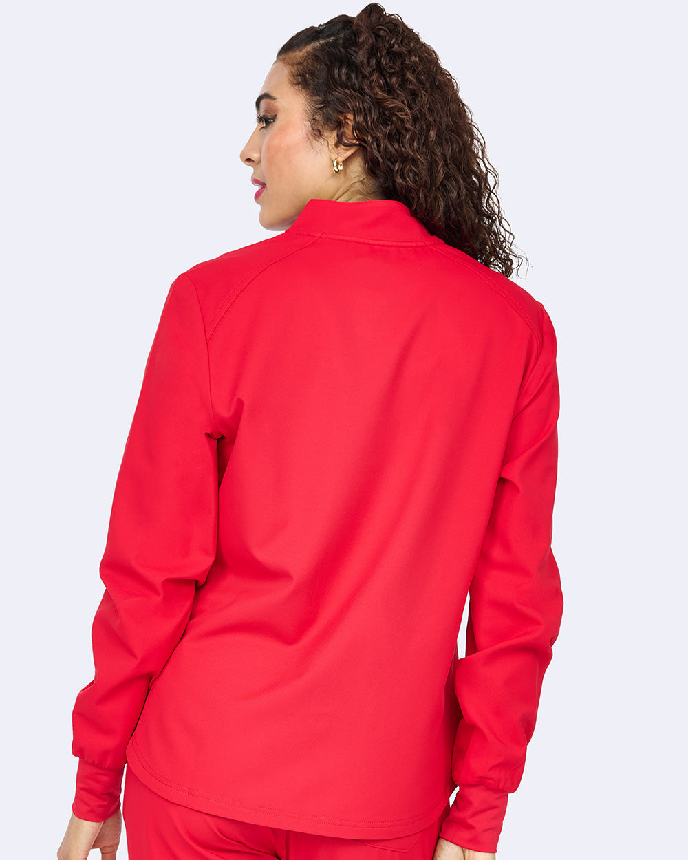 Studio 2056 Comfort Warm Up Jacket Red
