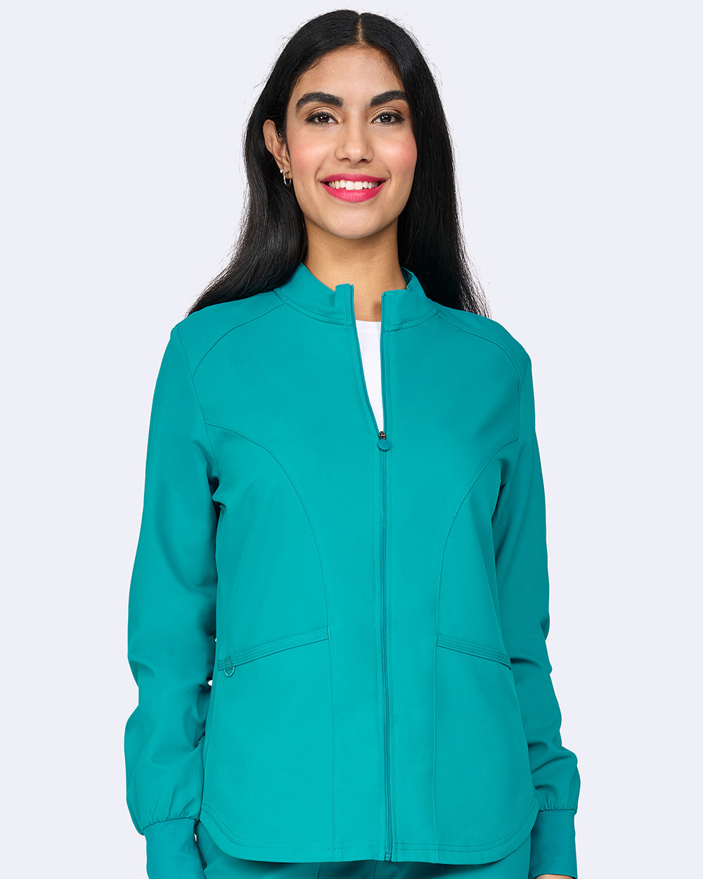 Studio 2056 Comfort Warm Up Jacket Teal