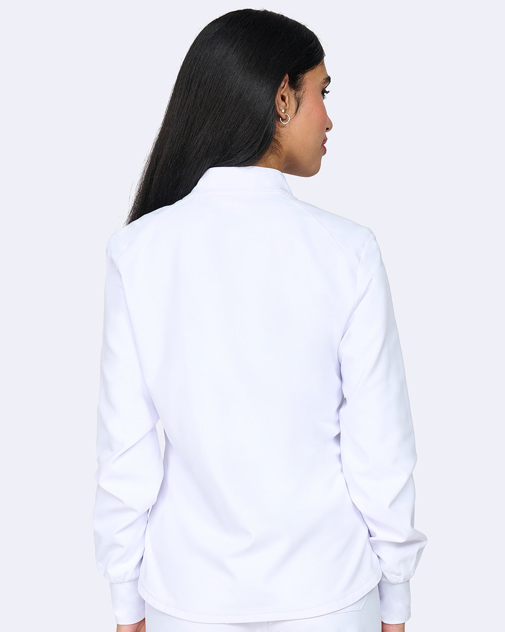 Studio 2056 Comfort Warm Up Jacket White