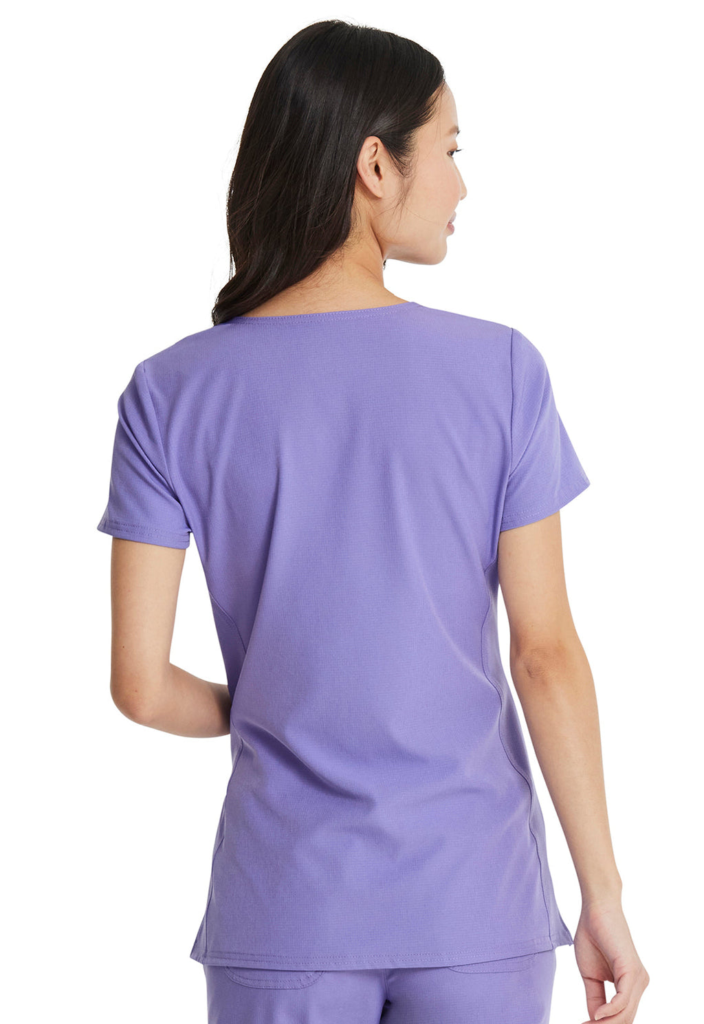 Break on Through 20710 Shaped V-Neck Top Lavender Sparkle Image