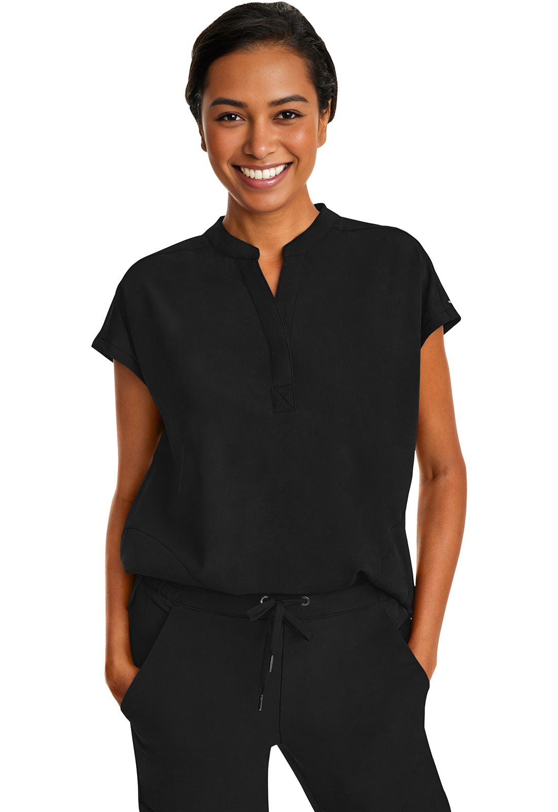 Purple Label 2152 Women's Journey Scrub Top Black