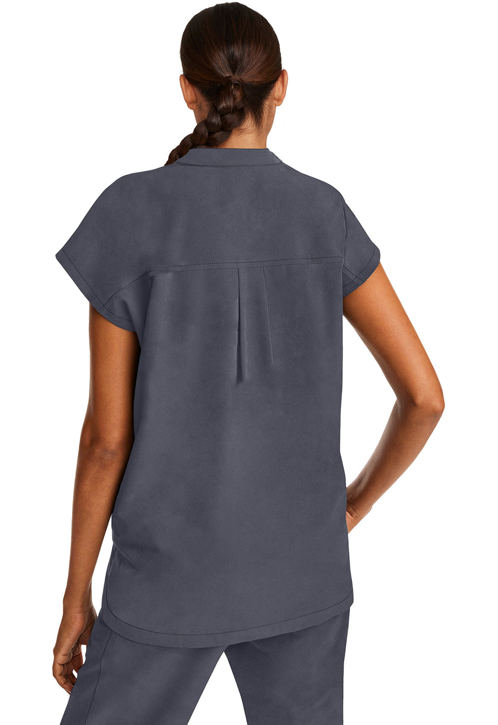 Purple Label 2152 Women's Journey Scrub Top Pewter