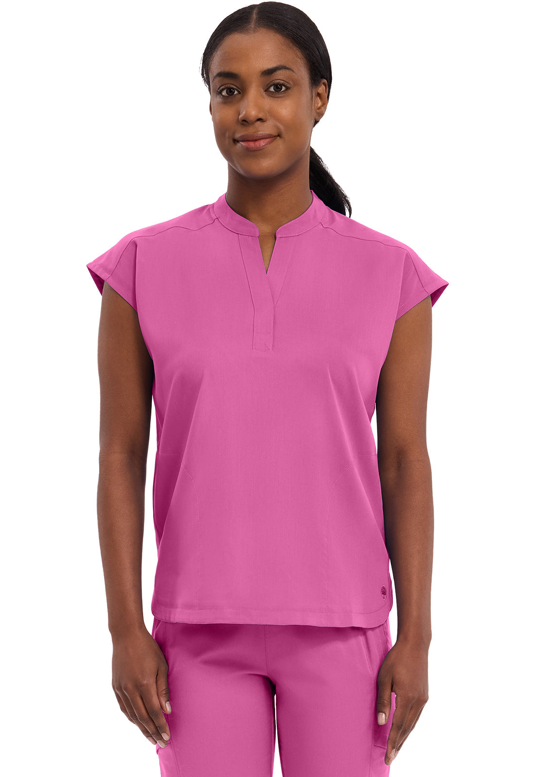 Purple Label 2152 Women's Journey Scrub Top Shocking Pink