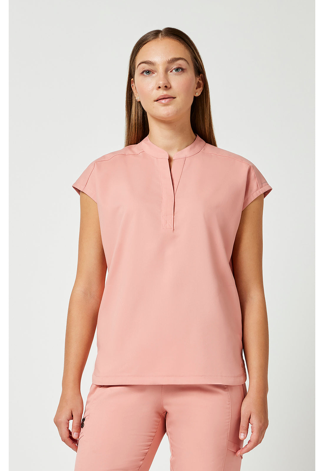 Purple Label 2152 Women's Journey Scrub Top Velvet Peach