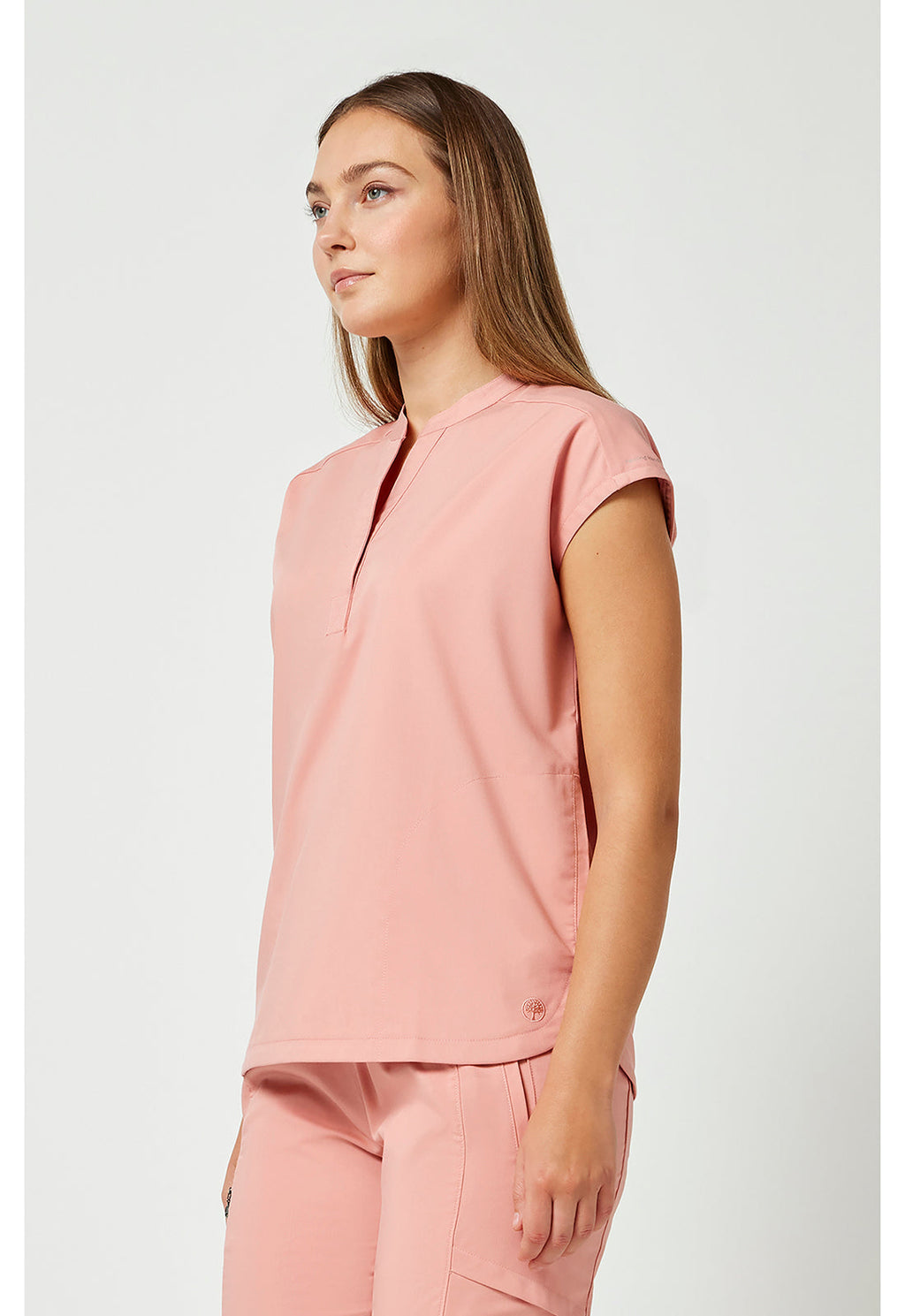 Purple Label 2152 Women's Journey Scrub Top Velvet Peach