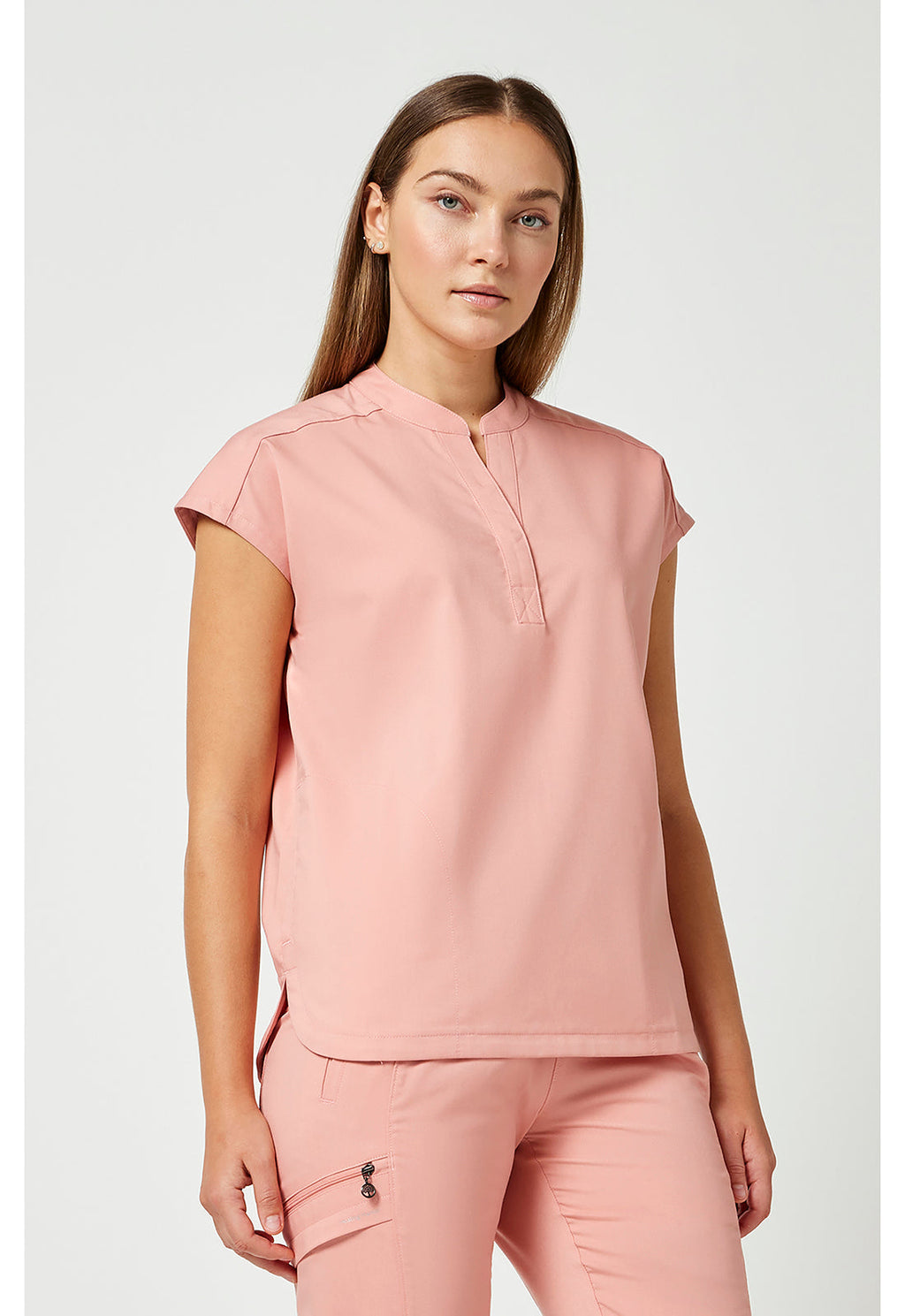 Purple Label 2152 Women's Journey Scrub Top Velvet Peach