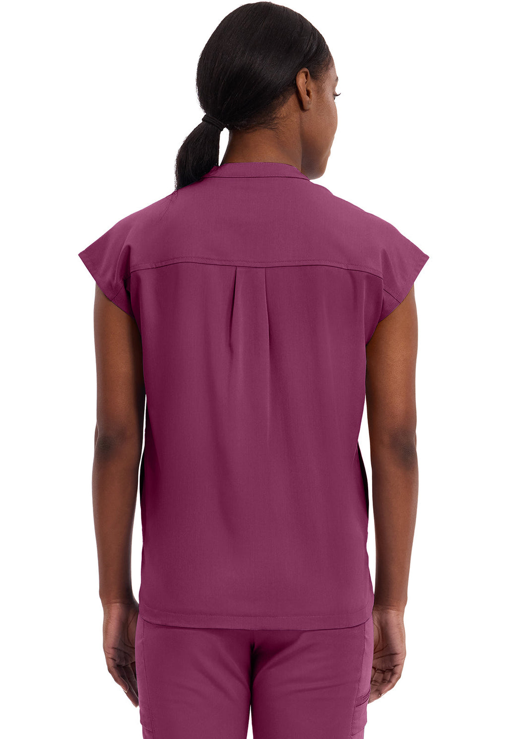 Purple Label 2152 Women's Journey Scrub Top Wine