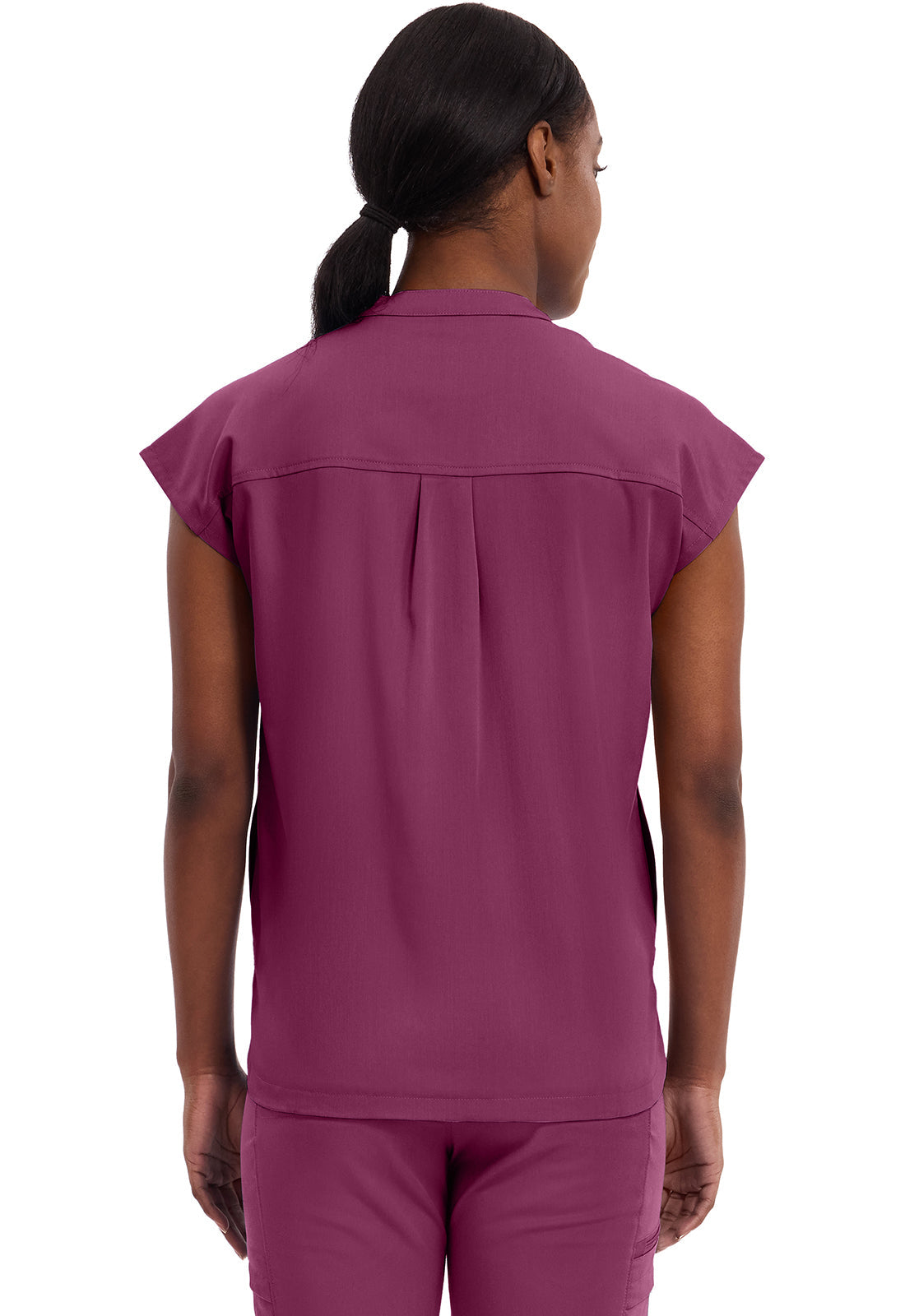 Purple Label 2152 Women's Journey Scrub Top Wine