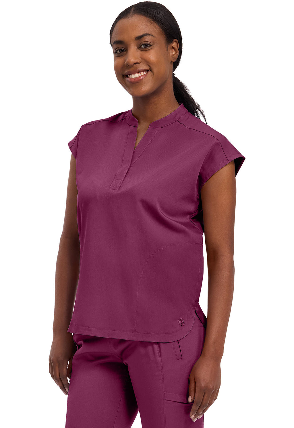 Purple Label 2152 Women's Journey Scrub Top Wine