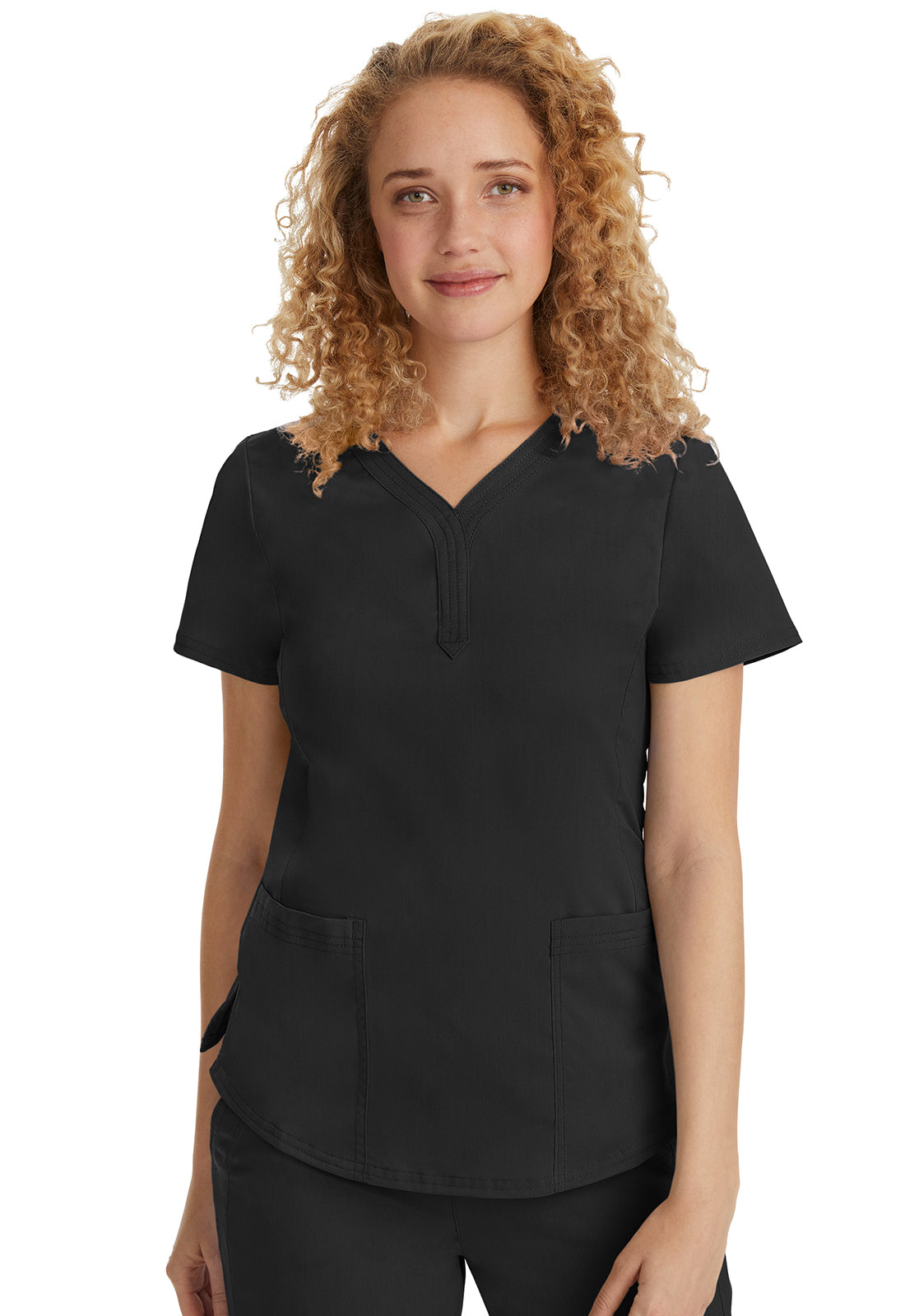 Purple Label 2167 Women's Jane Scrub Top Black