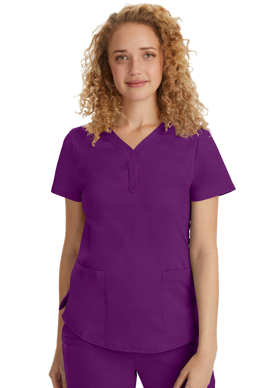 Purple Label 2167 Women's Jane Scrub Top Eggplant