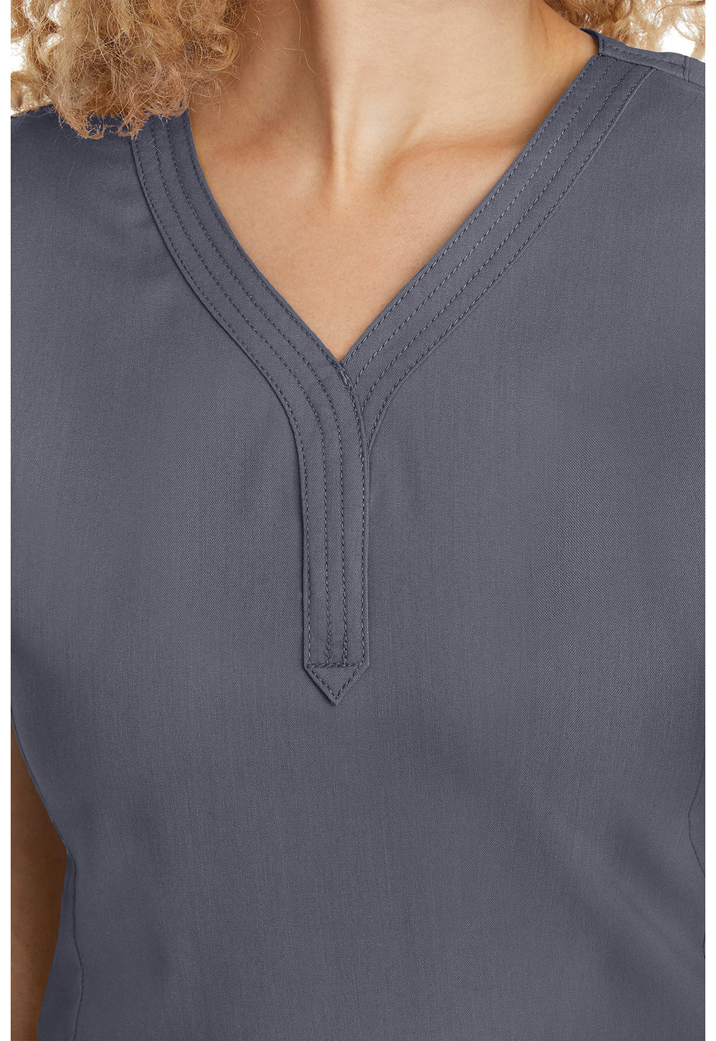 Purple Label 2167 Women's Jane Scrub Top Pewter