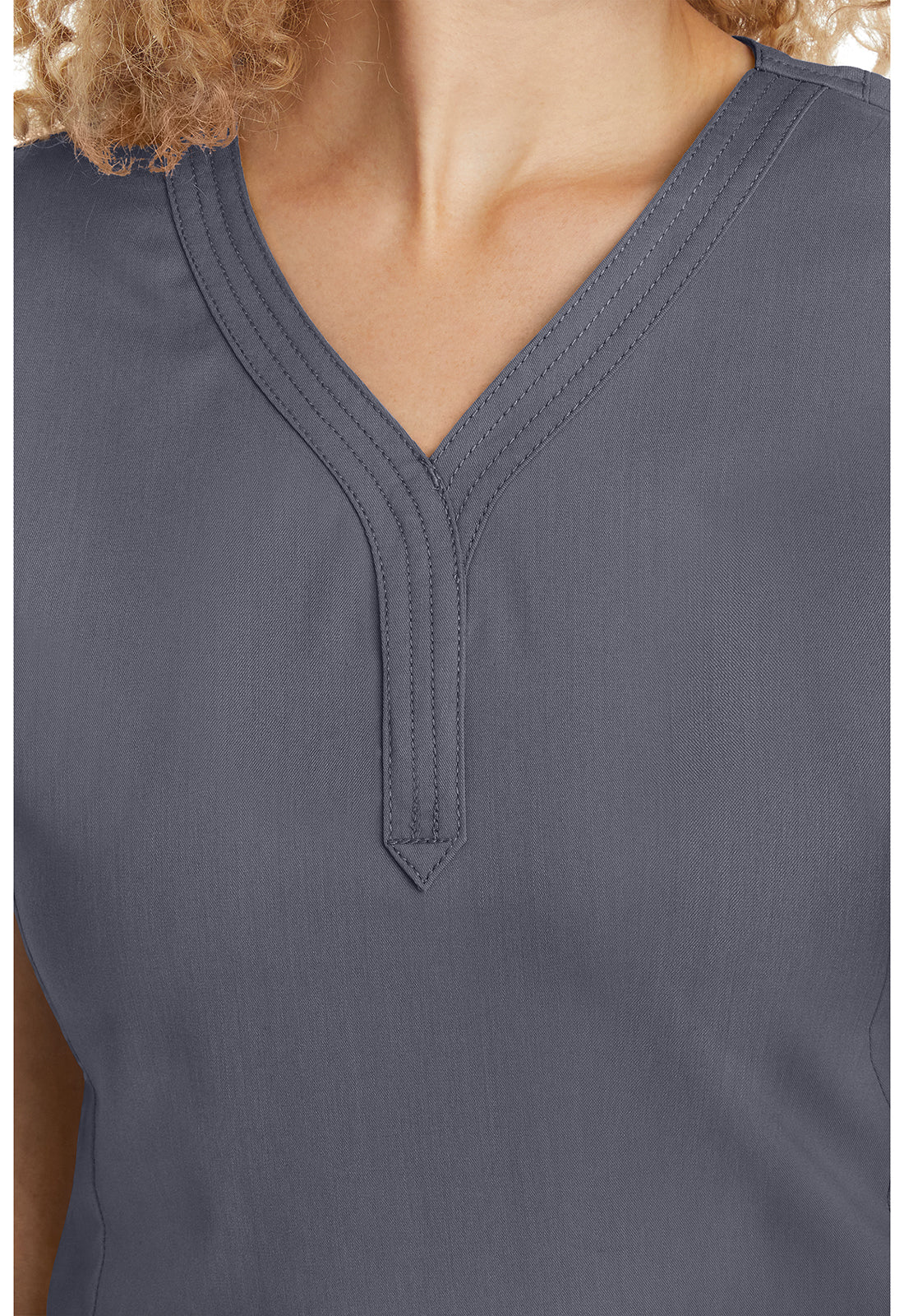 Purple Label 2167 Women's Jane Scrub Top Pewter