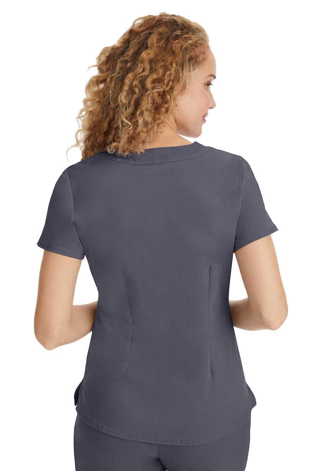 Purple Label 2167 Women's Jane Scrub Top Pewter