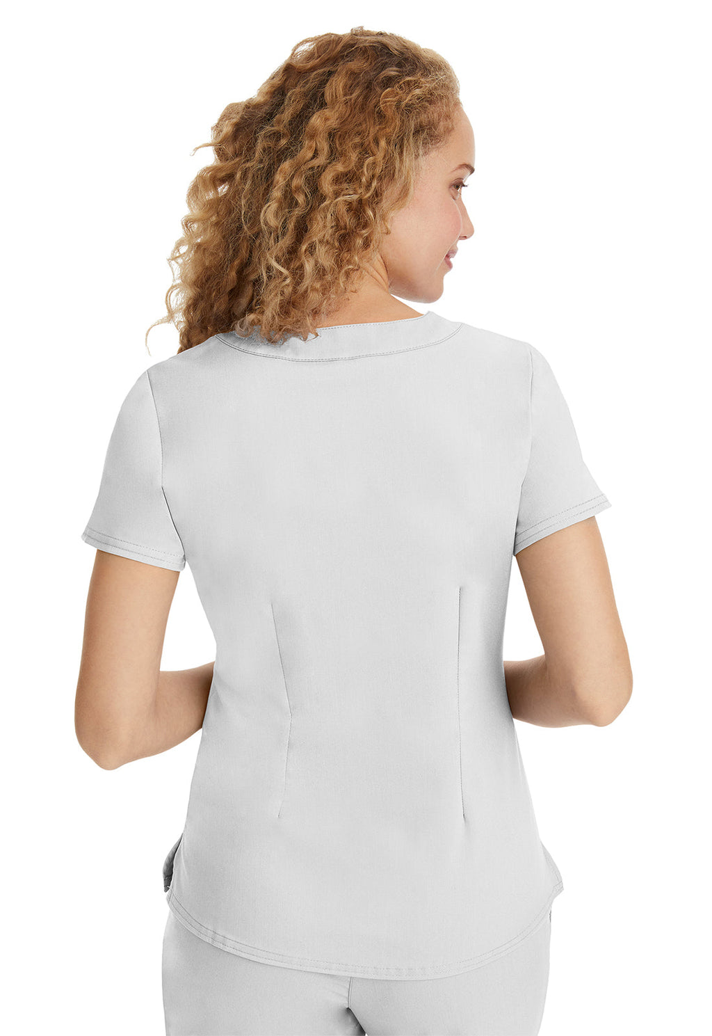 Purple Label 2167 Women's Jane Scrub Top White
