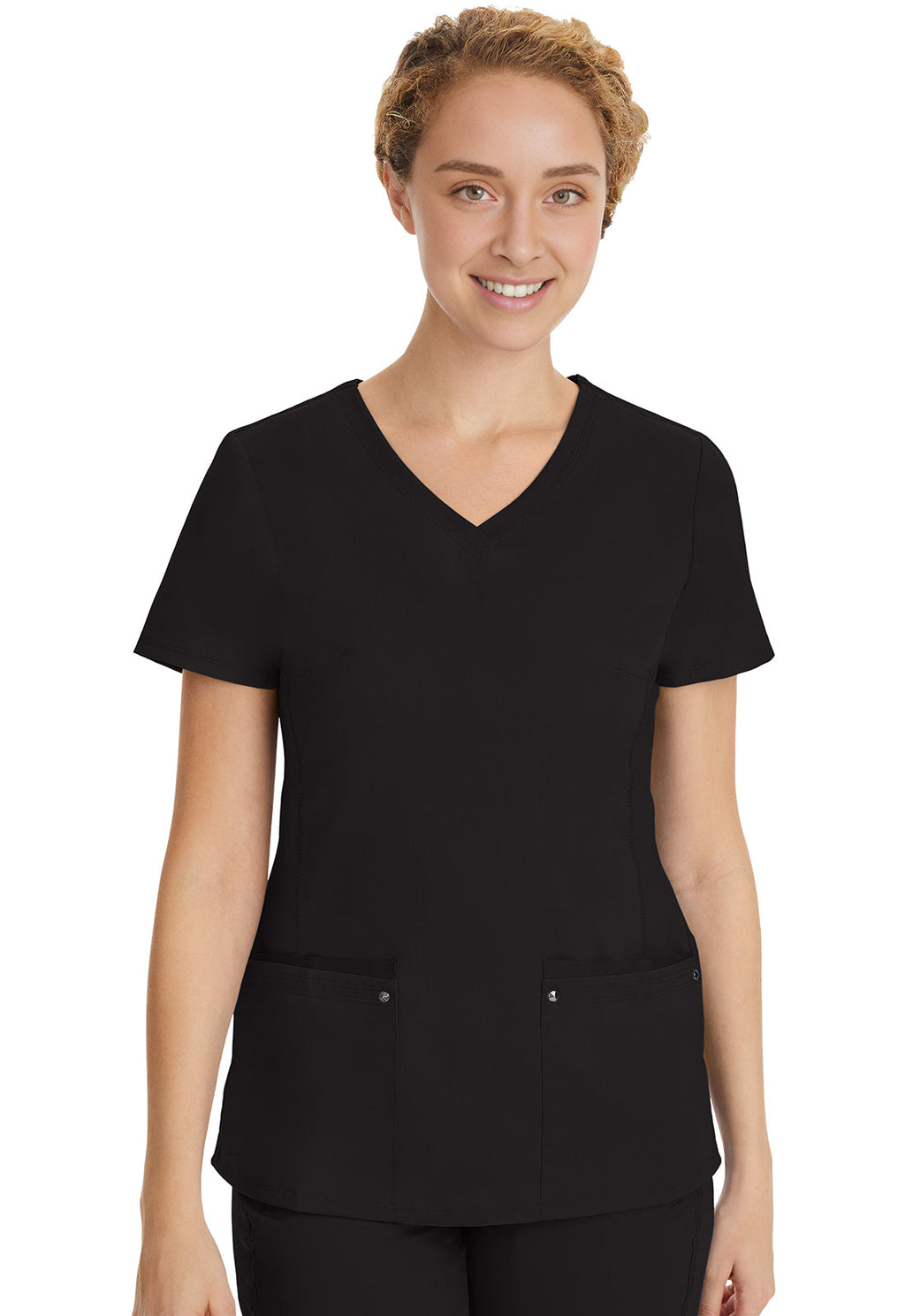 Purple Label 2245 Women's Juliet Scrub Top Black