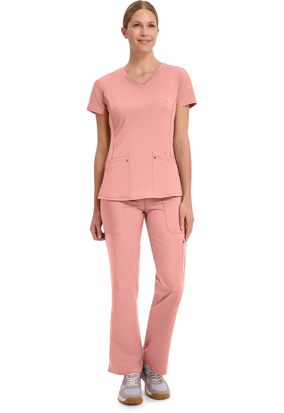 HH Purple Label 2245 Juliet Scrub Top Blushing Peach