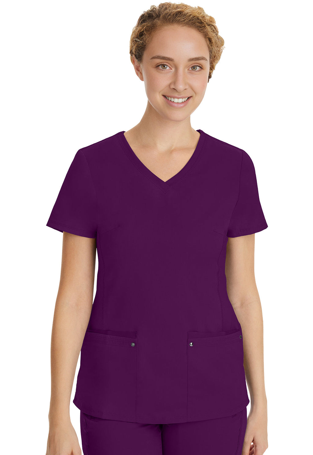 Purple Label 2245 Women's Juliet Scrub Top Eggplant