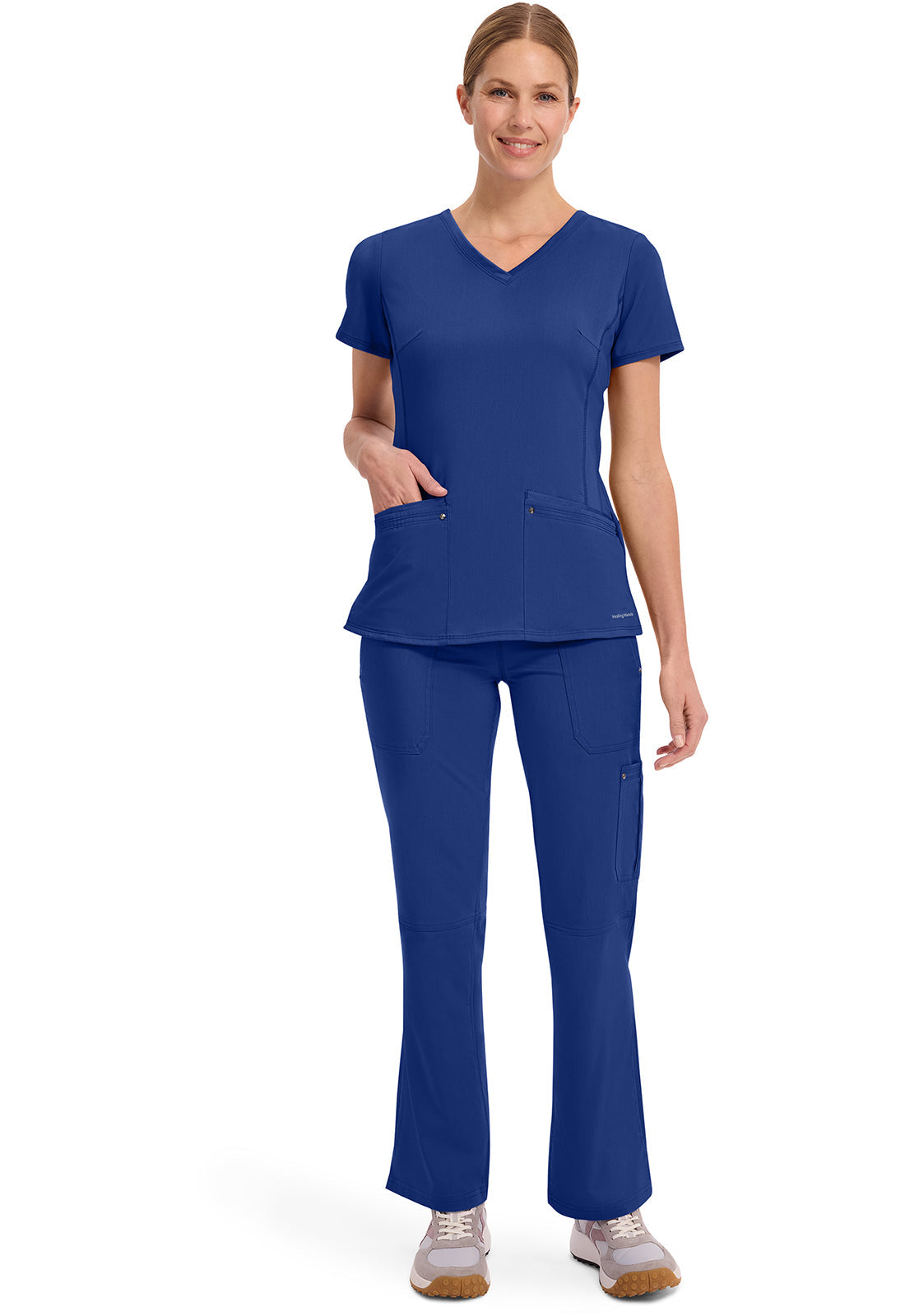 Purple Label 2245 Women's Juliet Scrub Top Galaxy Blue