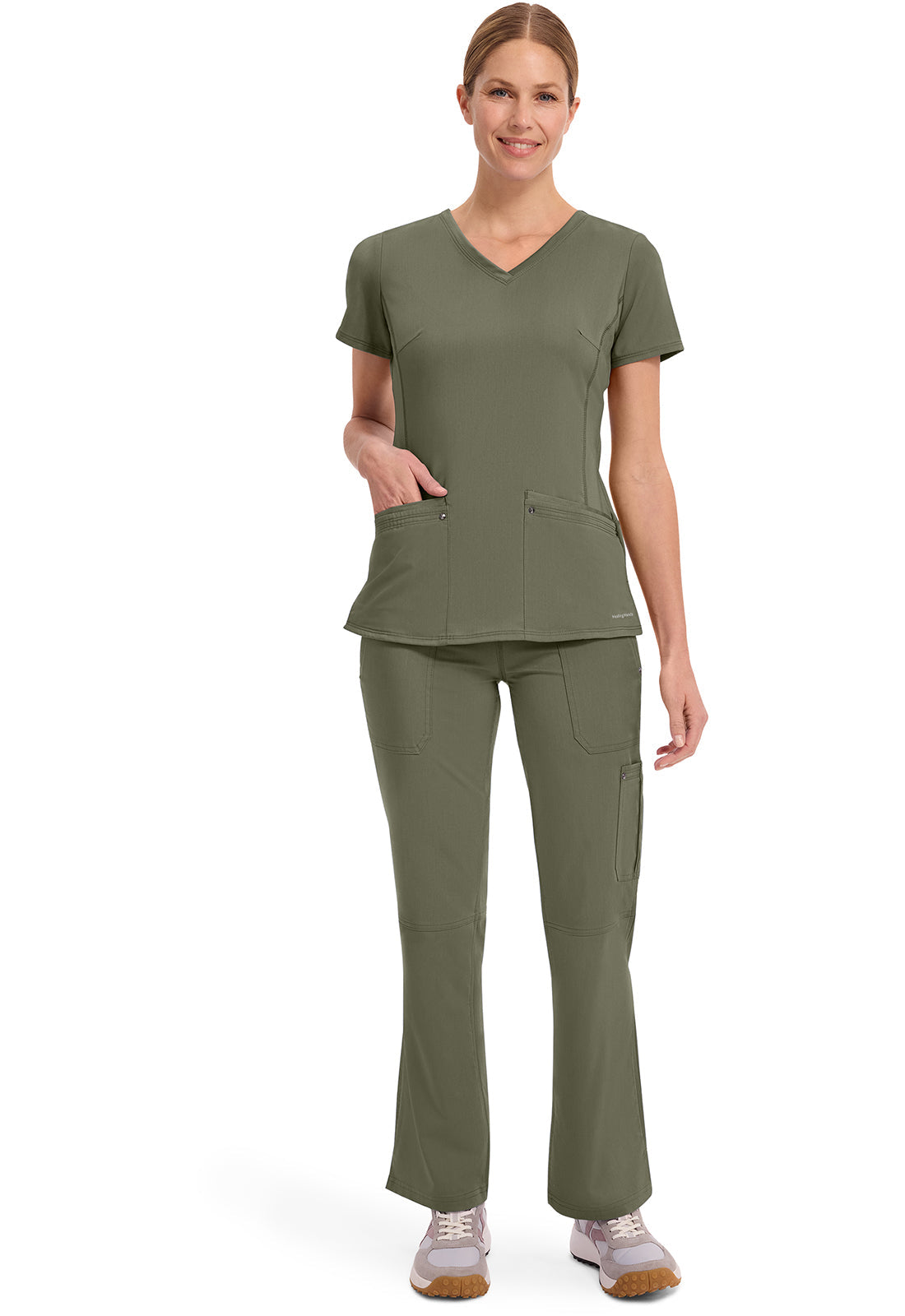 Purple Label 2245 Women's Juliet Scrub Top Olive