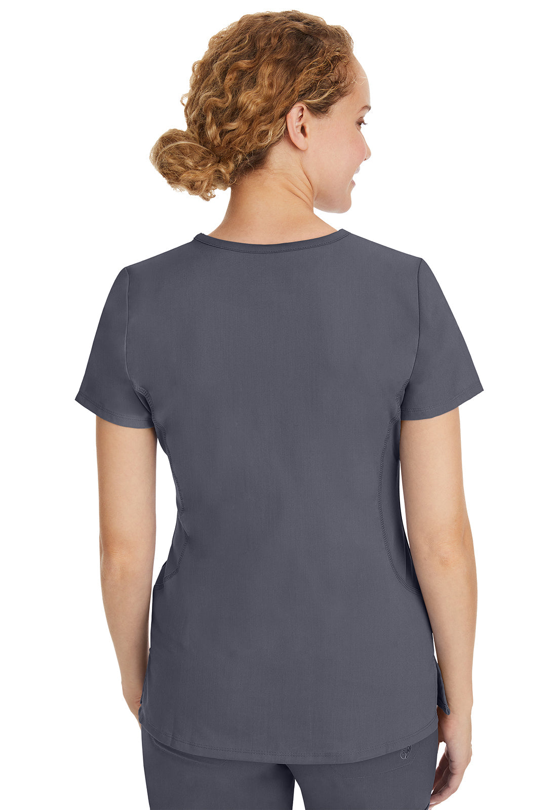 Purple Label 2245 Women's Juliet Scrub Top Pewter