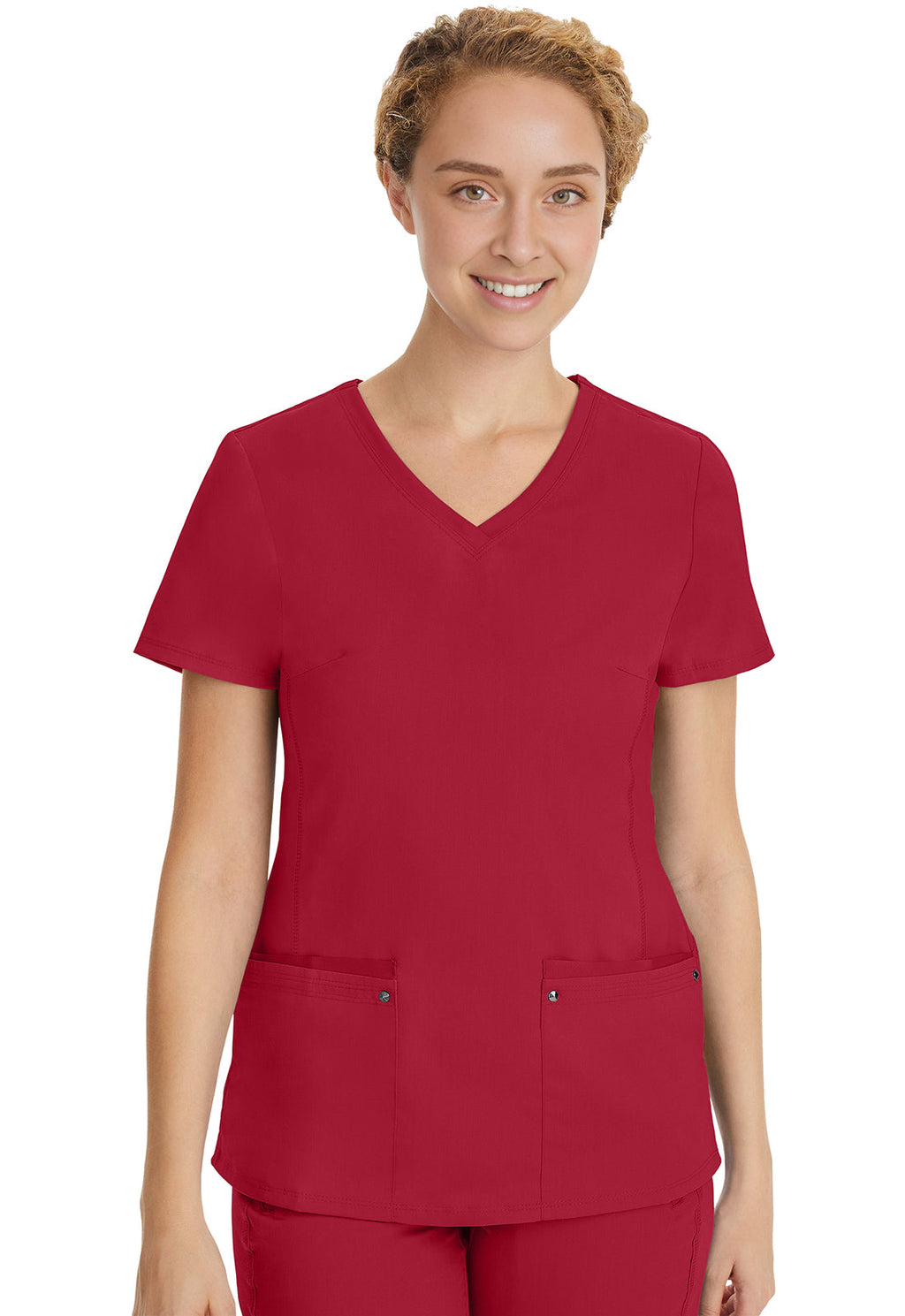 Purple Label 2245 Women's Juliet Scrub Top Red