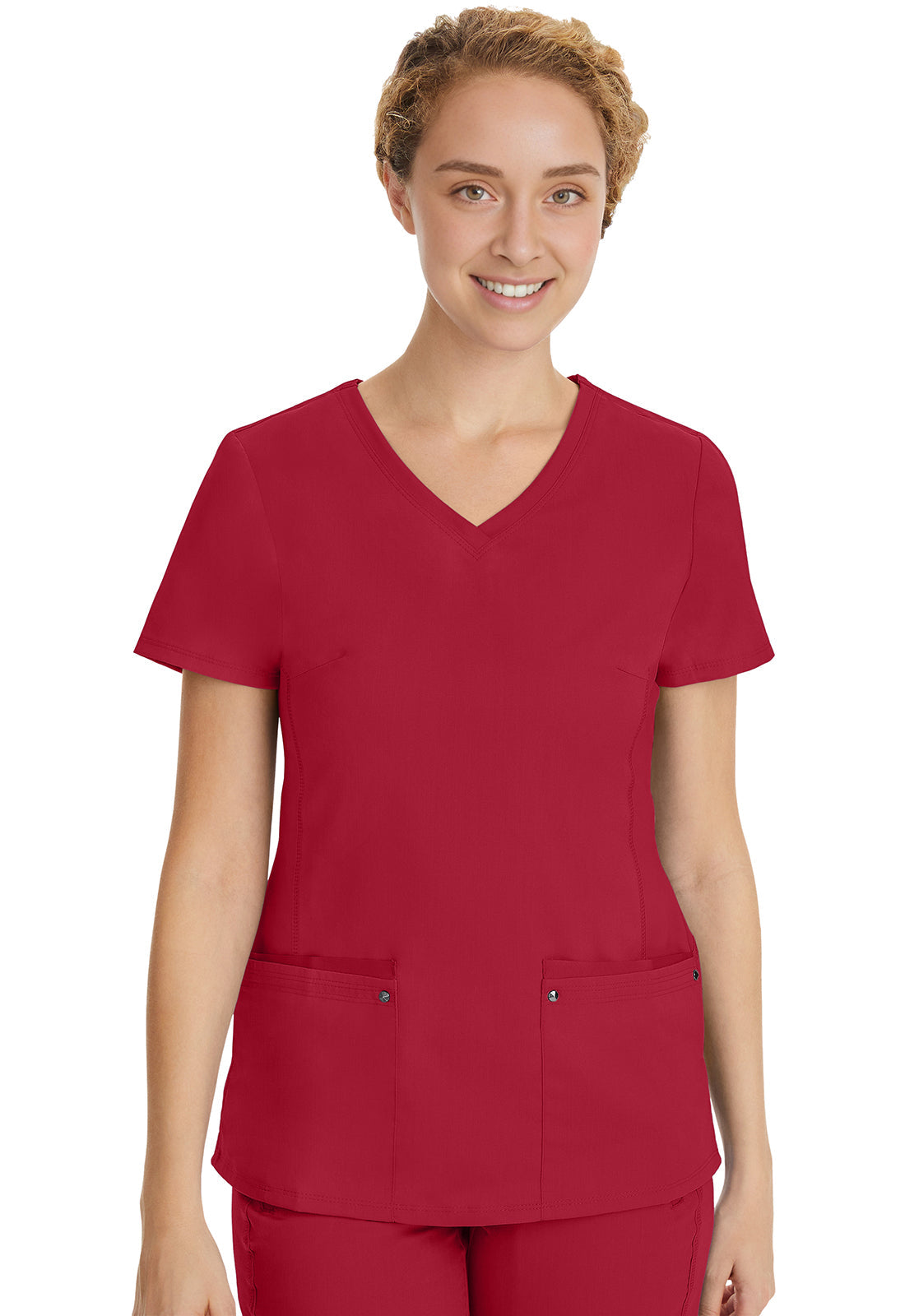 Purple Label 2245 Women's Juliet Scrub Top Red