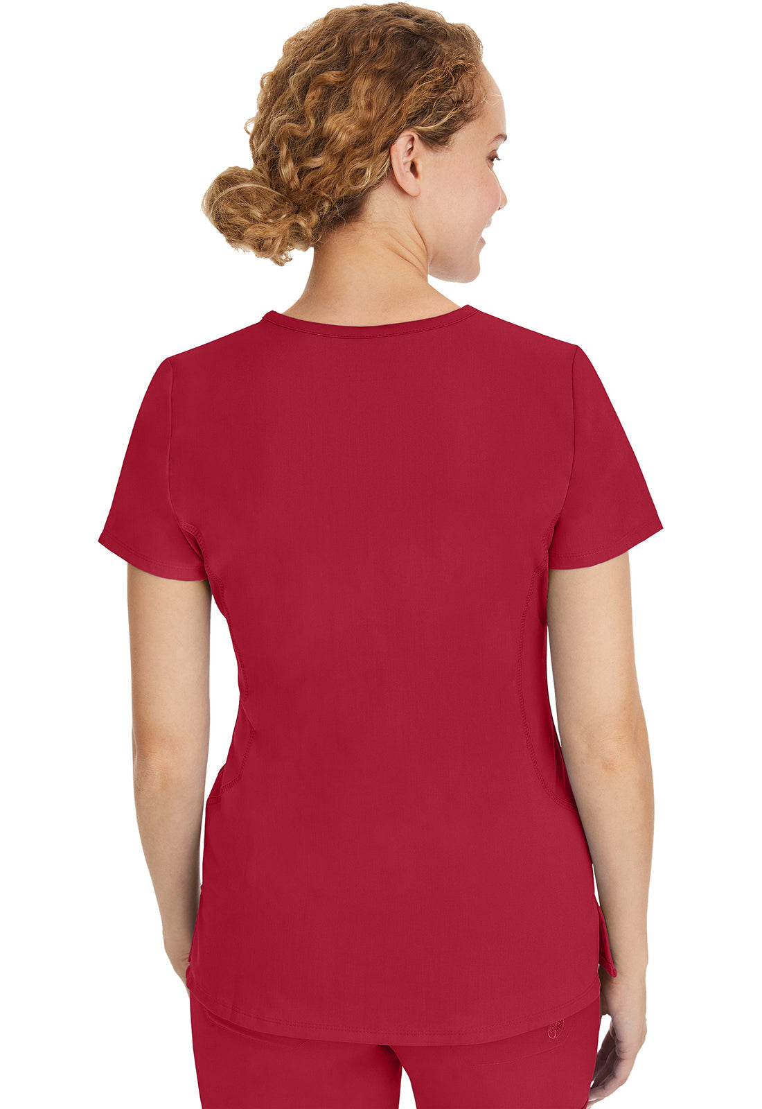 Purple Label 2245 Women's Juliet Scrub Top Red