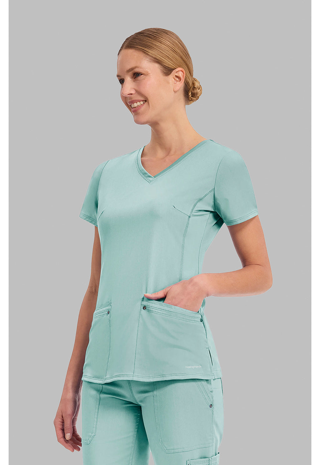 Purple Label 2245 Women's Juliet Scrub Top Rainwater