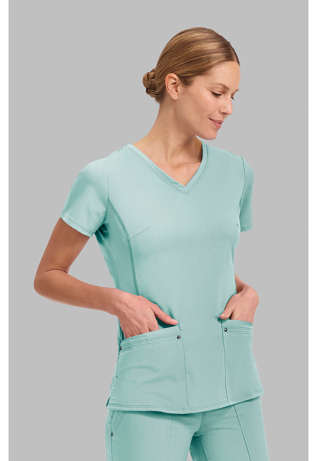 Purple Label 2245 Women's Juliet Scrub Top Rainwater