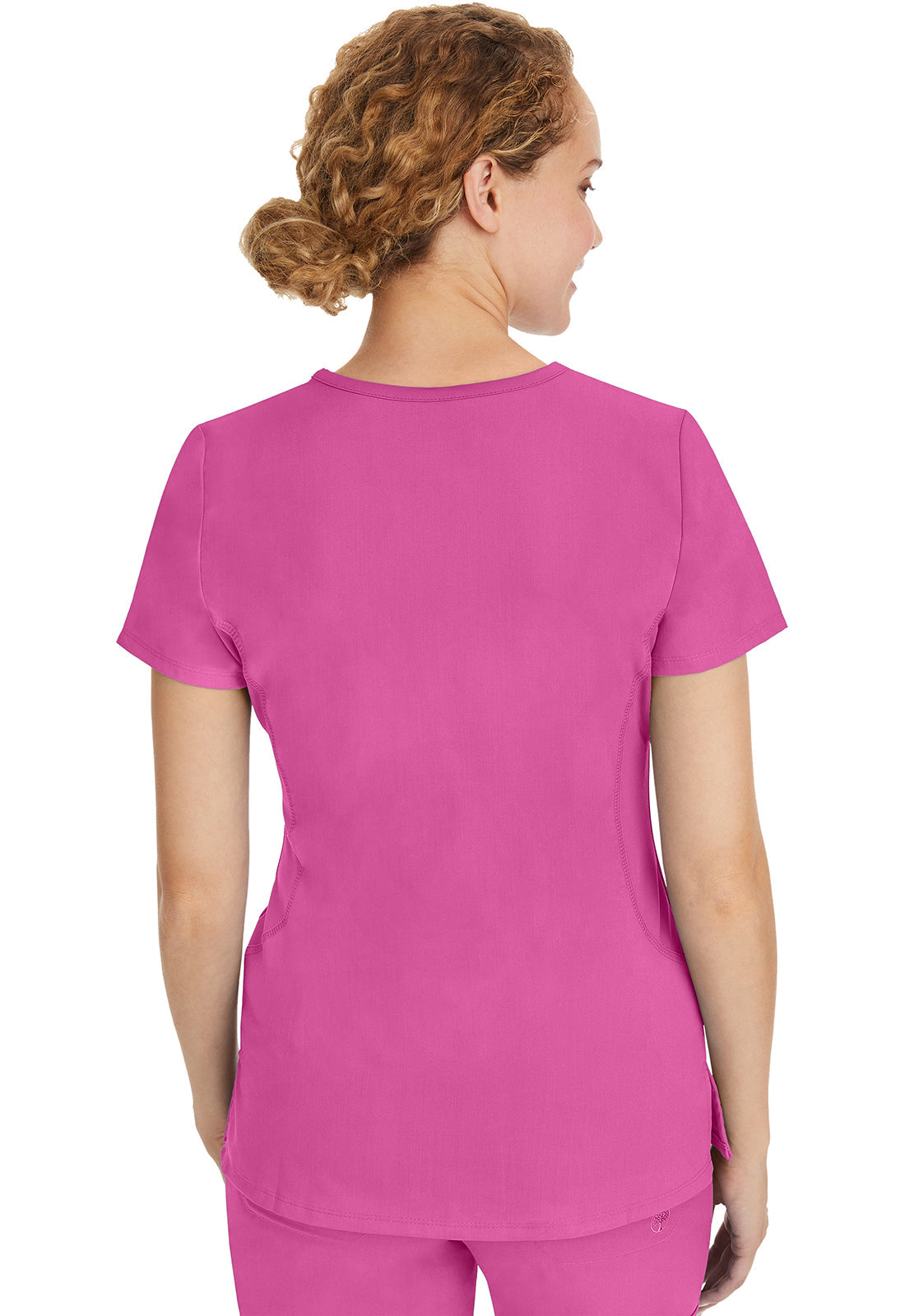 Purple Label 2245 Women's Juliet Scrub Top Shocking Pink