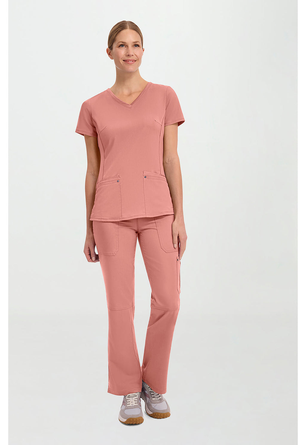 Purple Label 2245 Women's Juliet Scrub Top Velvet Peach