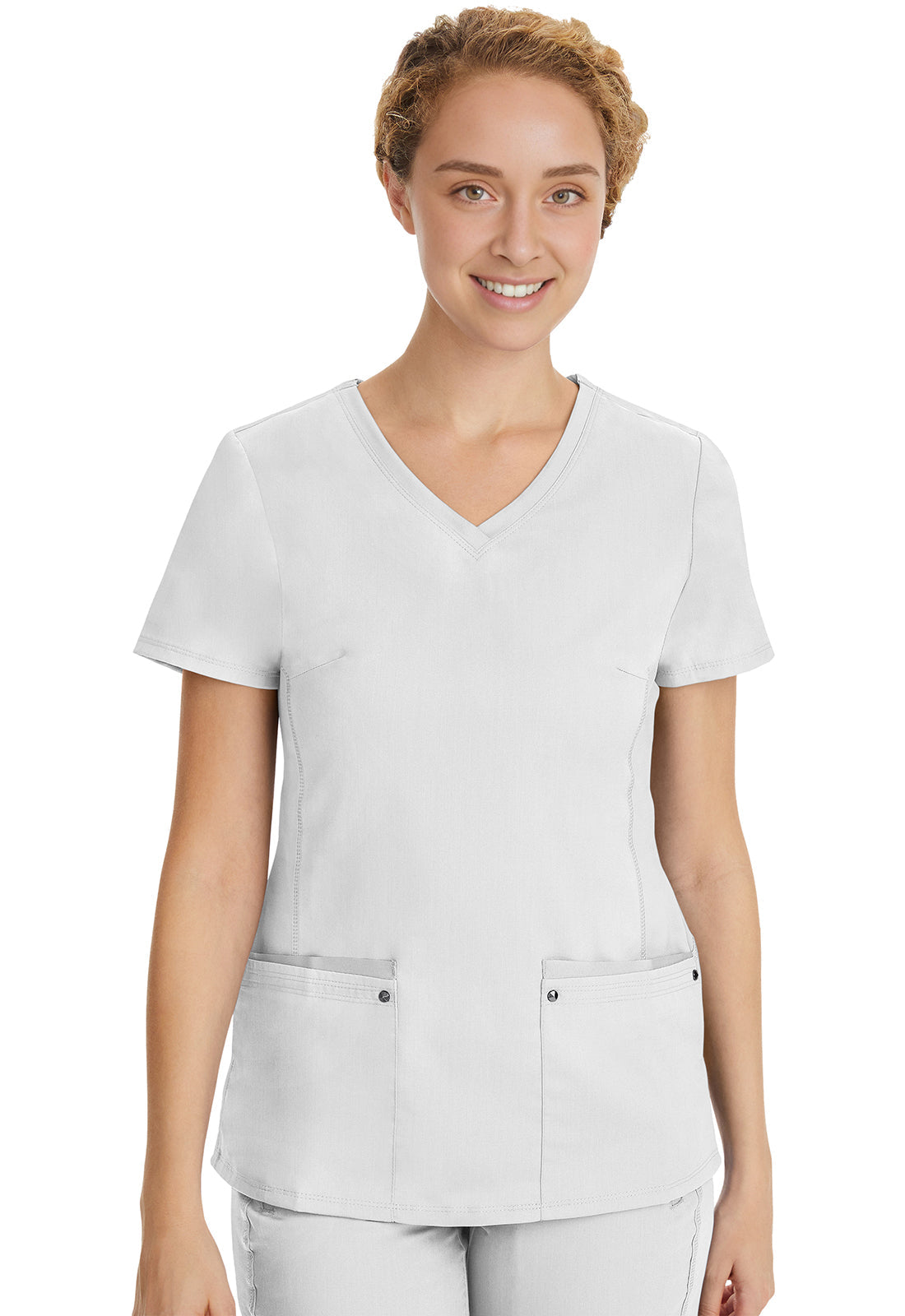 Purple Label 2245 Women's Juliet Scrub Top White