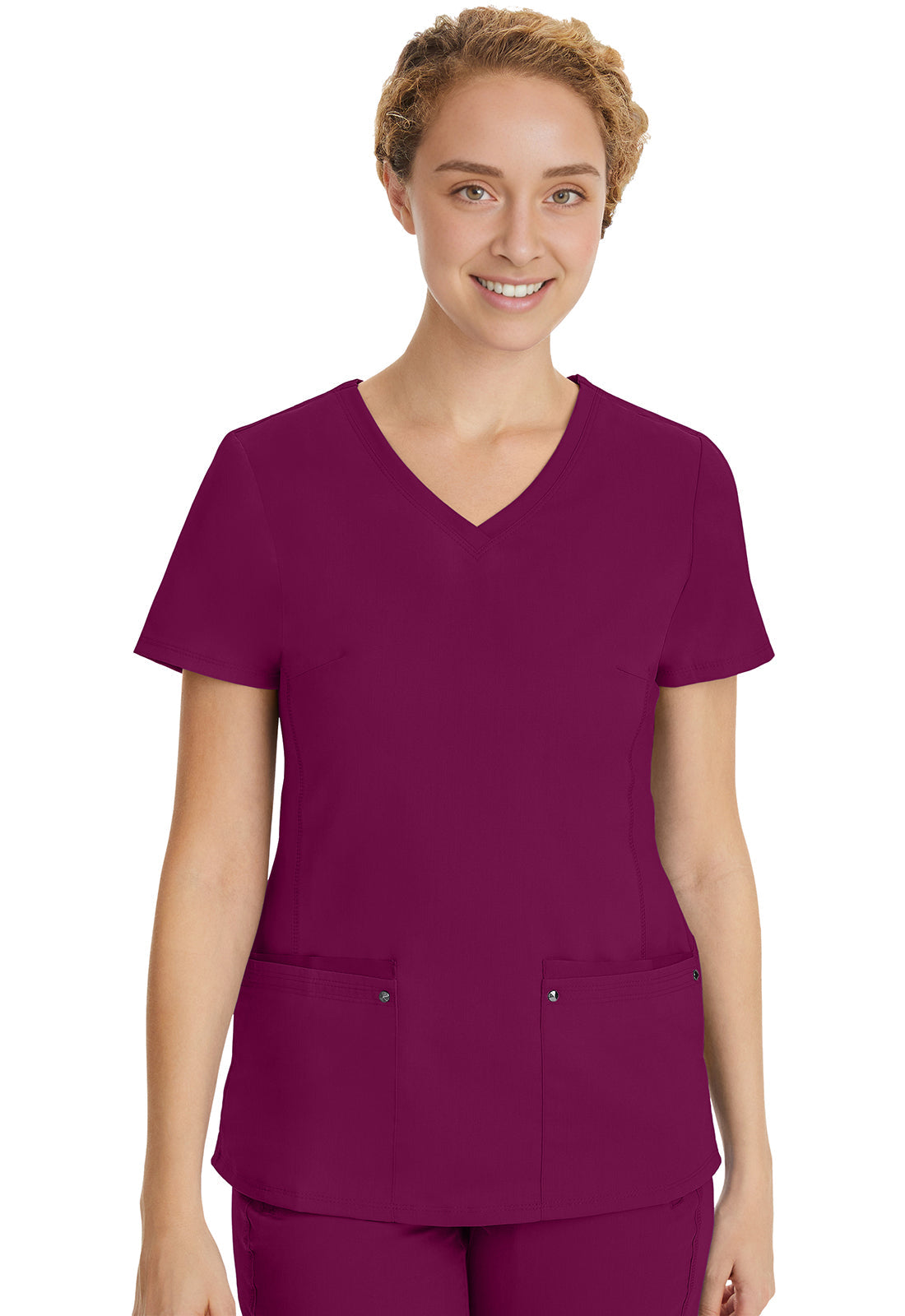 Purple Label 2245 Women's Juliet Scrub Top Wine