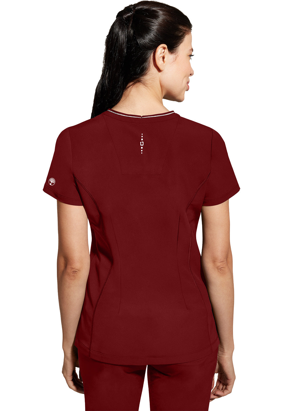 HH 360 2274 Women's Sonia Scrub Top Garnet Red
