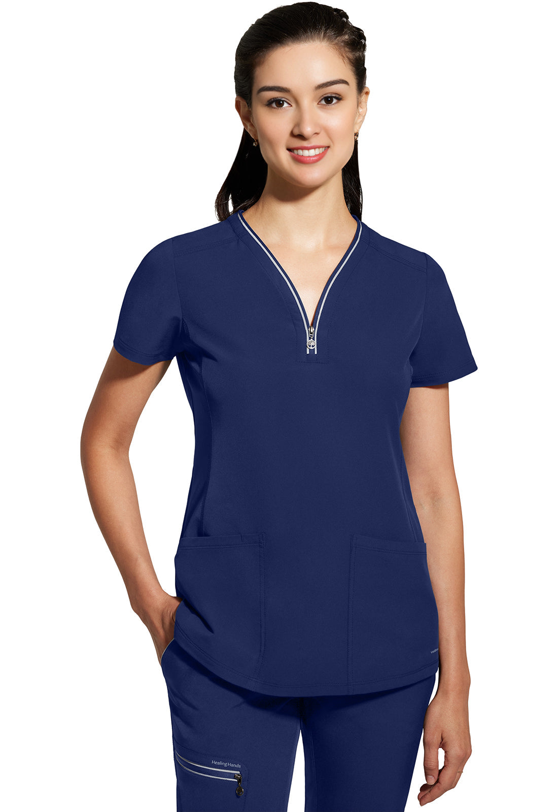 HH 360 2274 Women's Sonia Scrub Top Navy