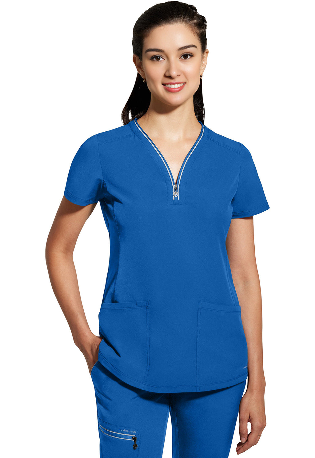 HH 360 2274 Women's Sonia Scrub Top Royal
