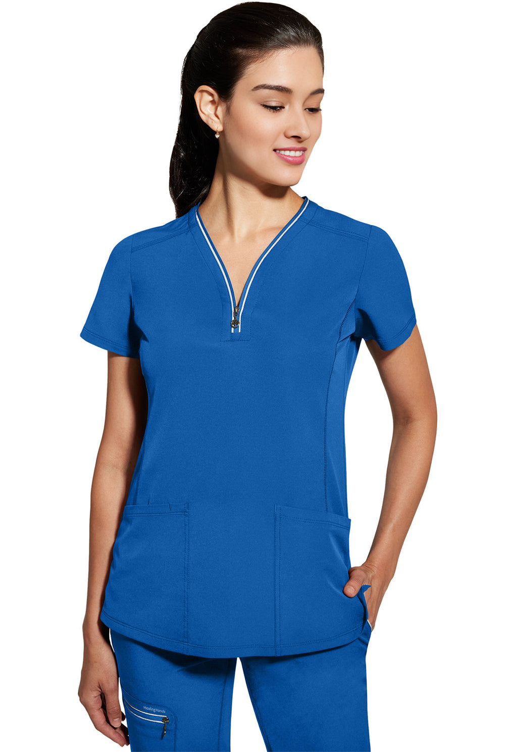 HH 360 2274 Women's Sonia Scrub Top Royal