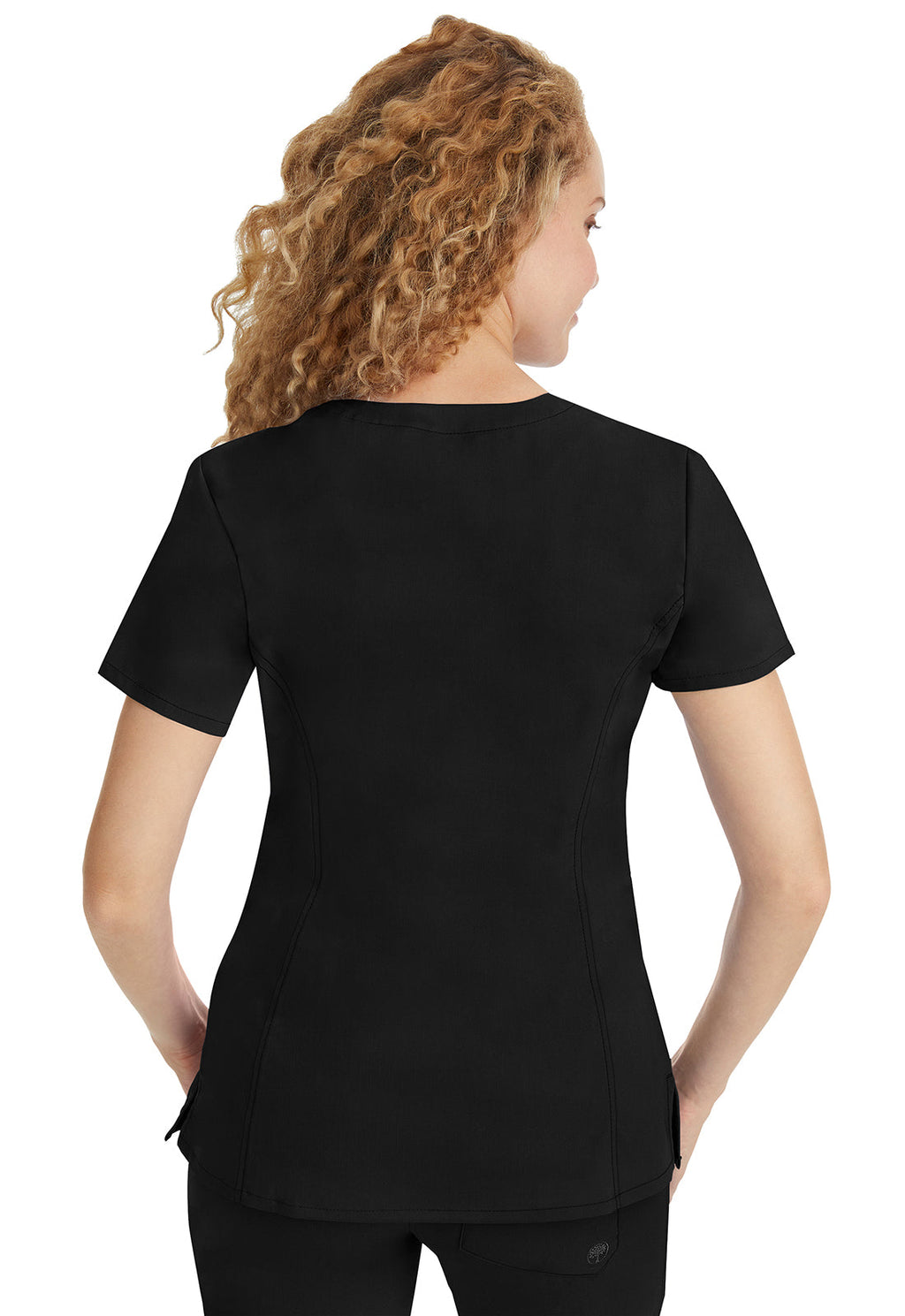 Purple Label 2278 Women's Jasmin Scrub Top Black