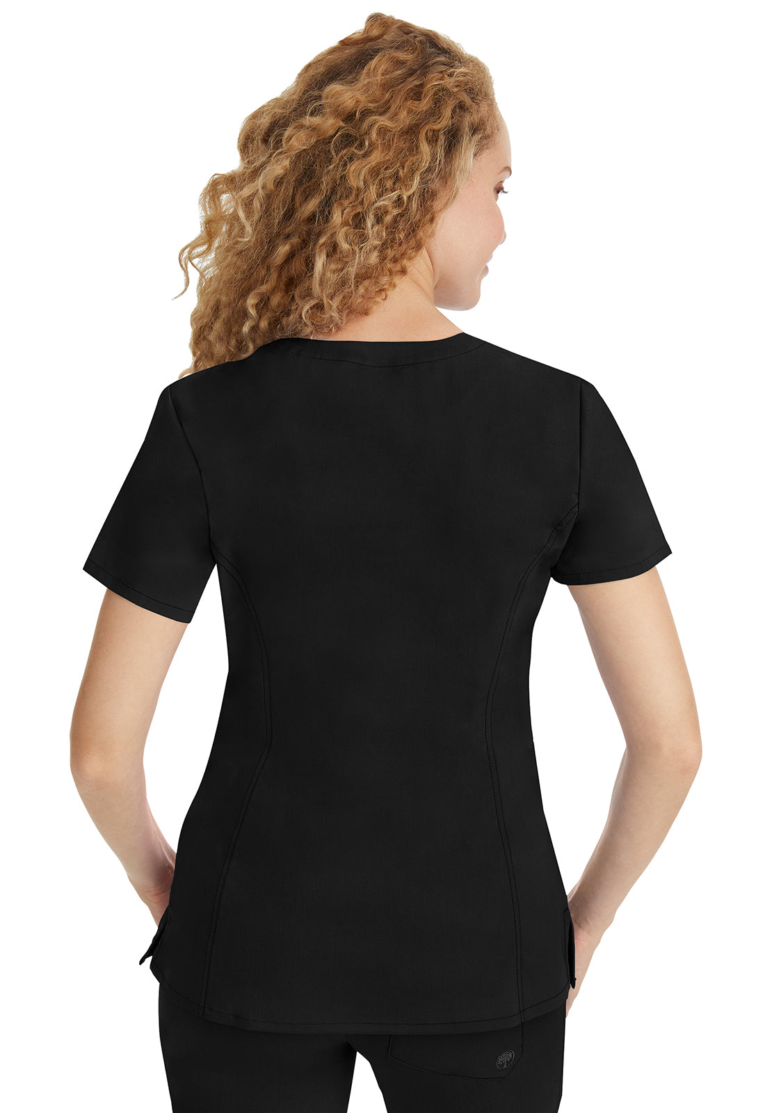 Purple Label 2278 Women's Jasmin Scrub Top Black