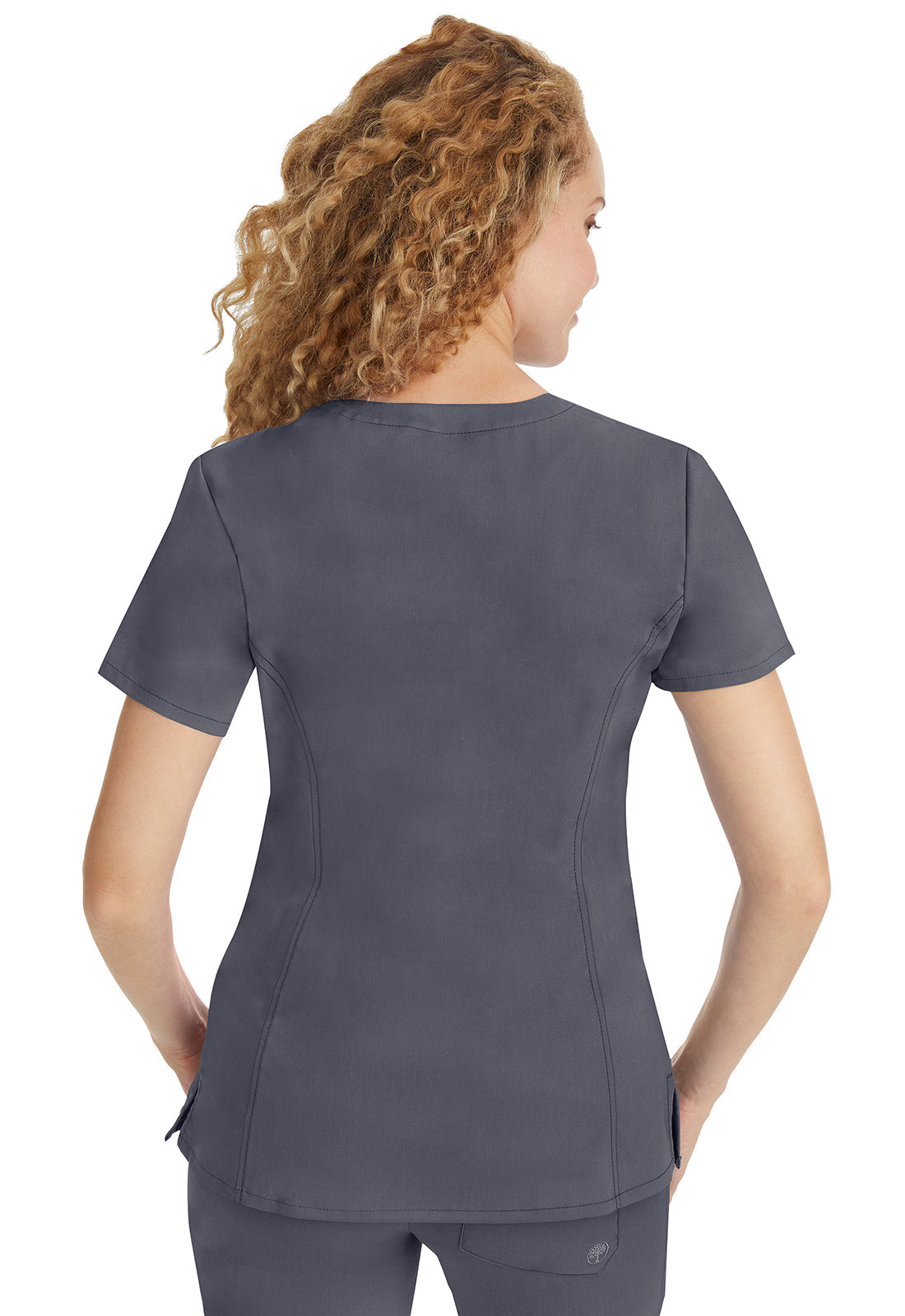 Purple Label 2278 Women's Jasmin Scrub Top Pewter