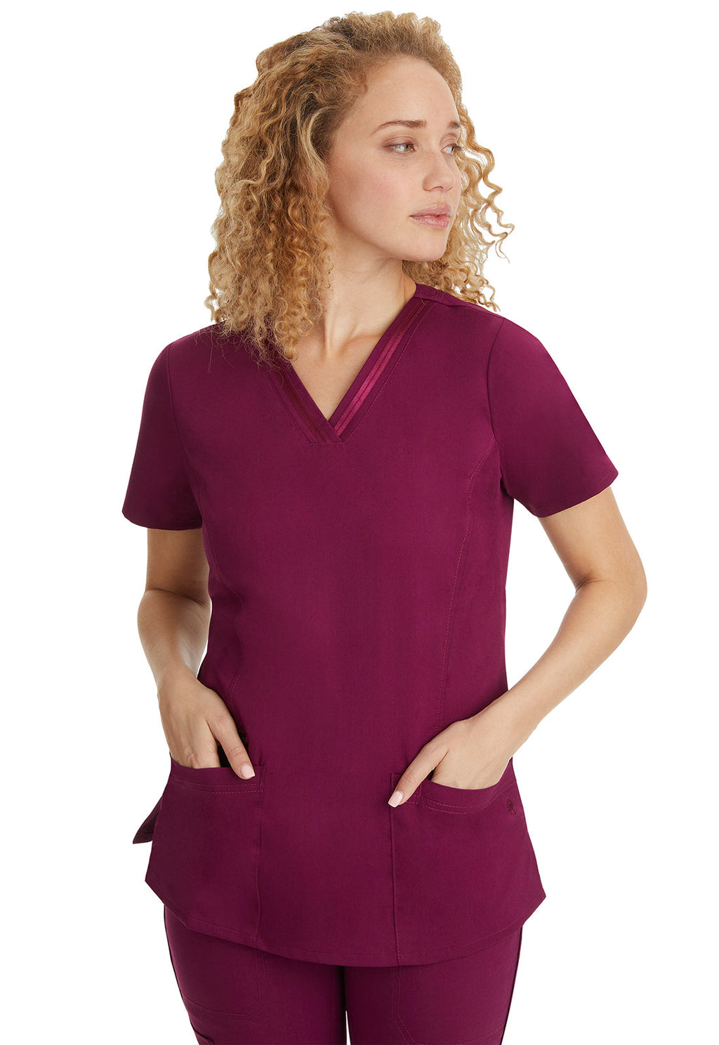 Purple Label 2278 Women's Jasmin Scrub Top Wine