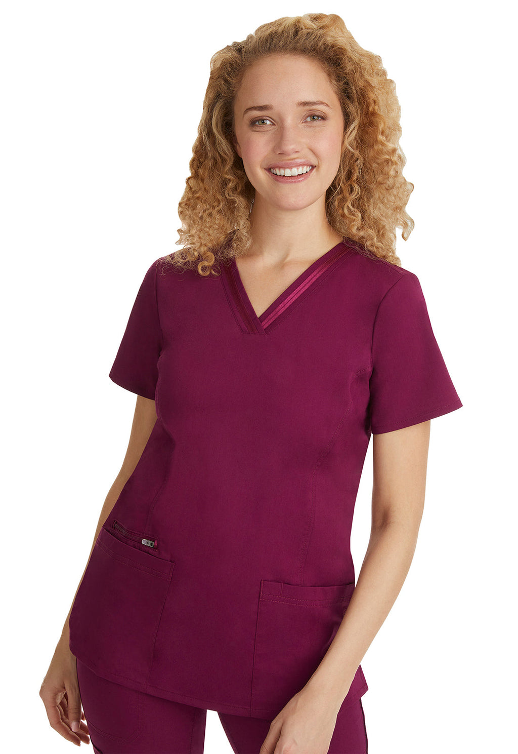 Purple Label 2278 Women's Jasmin Scrub Top Wine