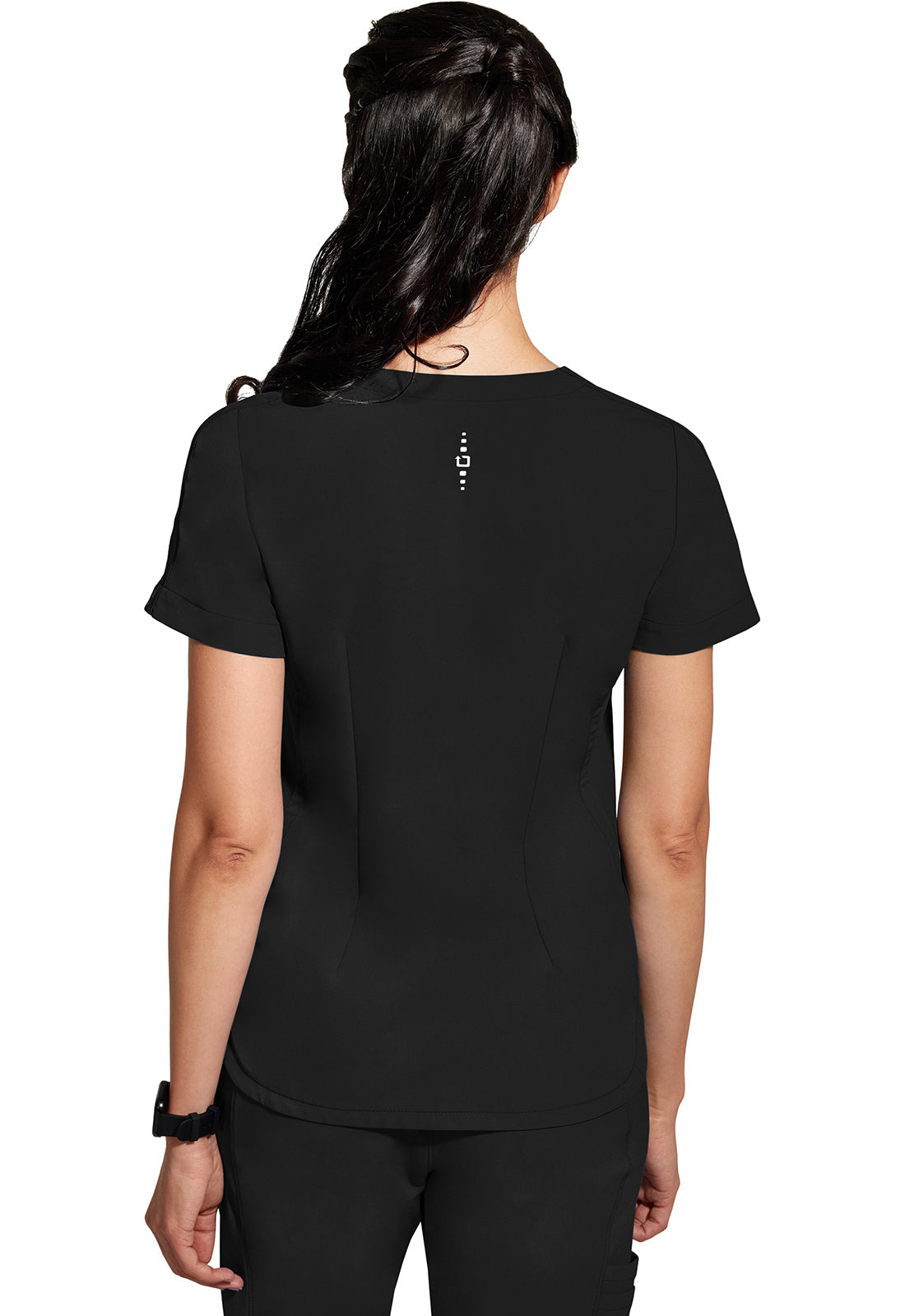HH 360 2285 Women's Skyler Scrub Top Black