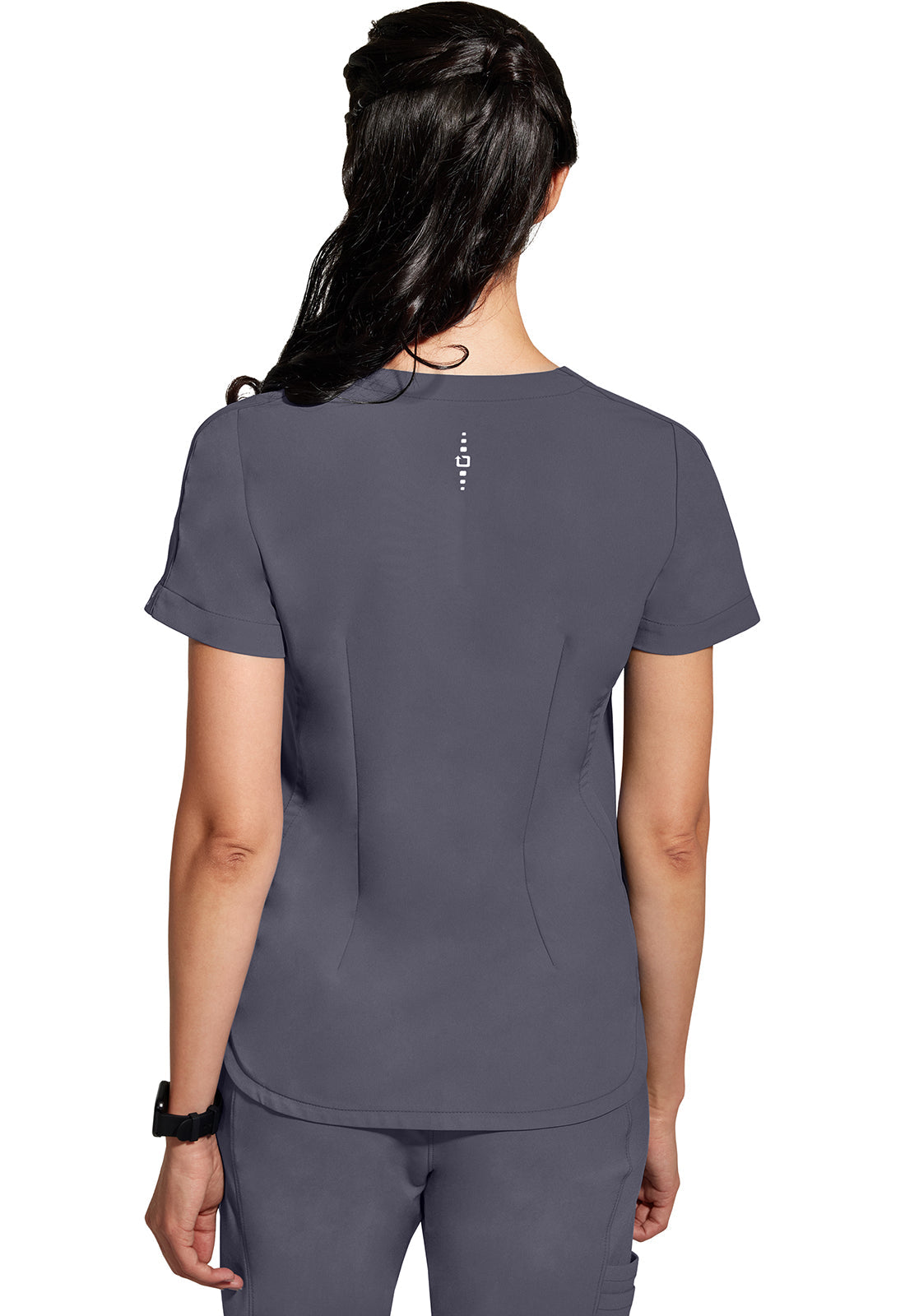 HH 360 2285 Women's Skyler Scrub Top Pewter