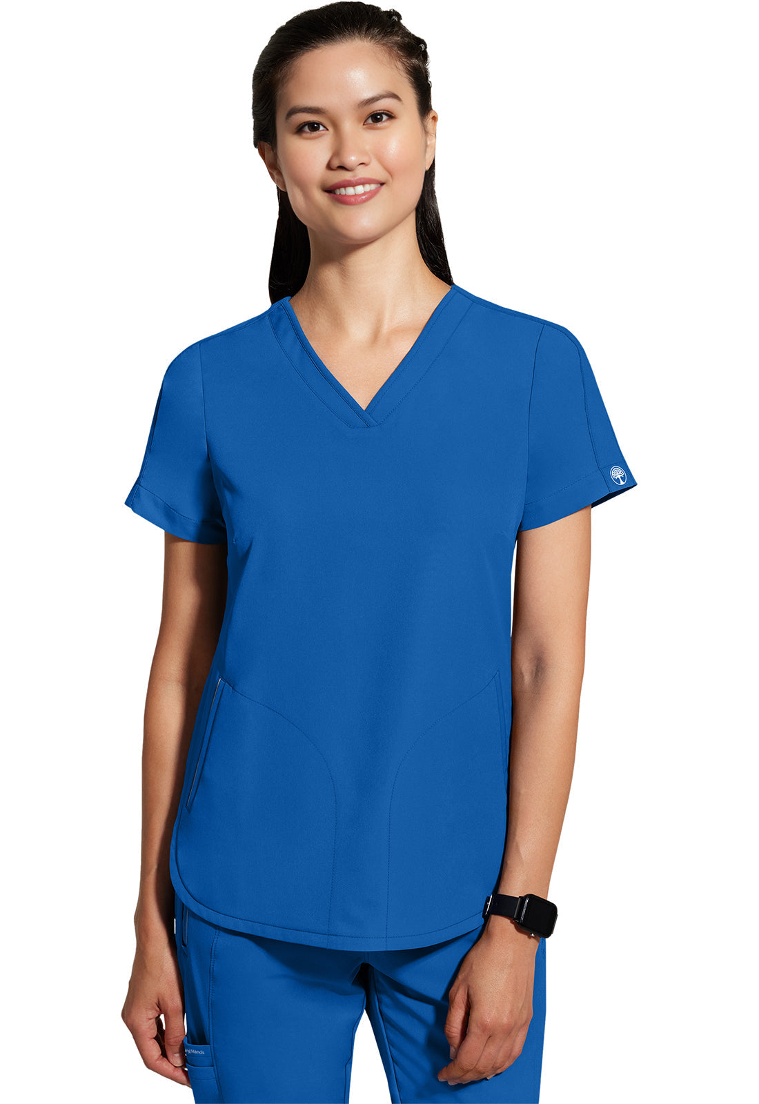 HH 360 2285 Women's Skyler Scrub Top Royal
